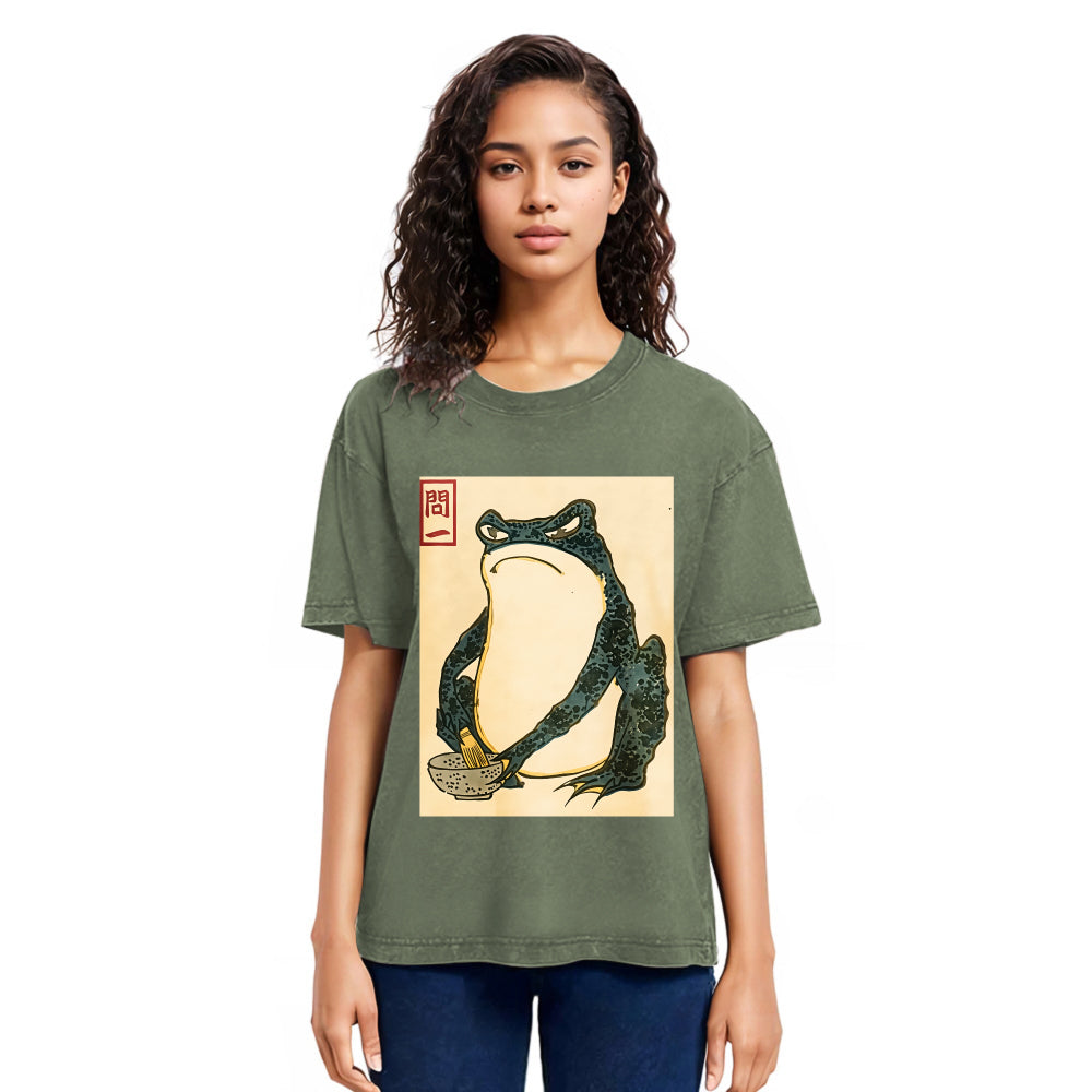 Tokyosol Matsumoto Hoji Japanese Frog Washed T-Shirt