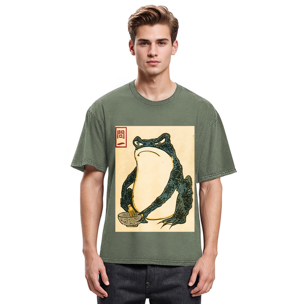Tokyosol Matsumoto Hoji Japanese Frog Washed T-Shirt