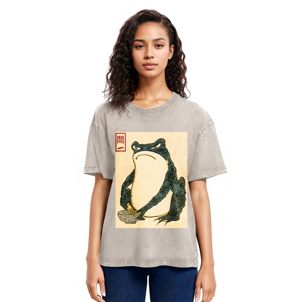 Tokyosol Matsumoto Hoji Japanese Frog Washed T-Shirt