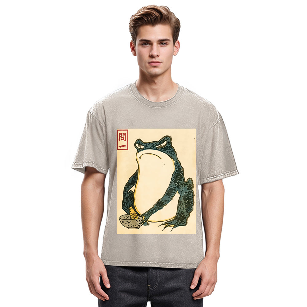 Tokyosol Matsumoto Hoji Japanese Frog Washed T-Shirt
