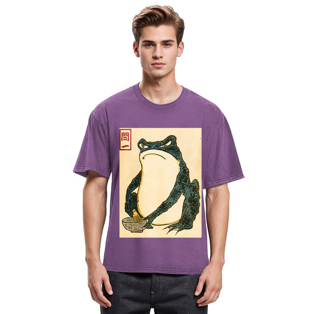 Tokyosol Matsumoto Hoji Japanese Frog Washed T-Shirt
