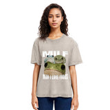 Tokyosol Man I Love Frogs Washed T-Shirt