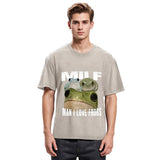 Tokyosol Man I Love Frogs Washed T-Shirt