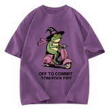 Tokyosol Off to Commit Tom Foolery Frog Washed T-Shirt