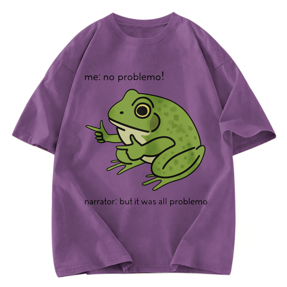 Tokyosol Stupid Frog Meme Washed T-Shirt