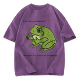 Tokyosol Stupid Frog Meme Washed T-Shirt