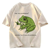 Tokyosol Stupid Frog Meme Washed T-Shirt