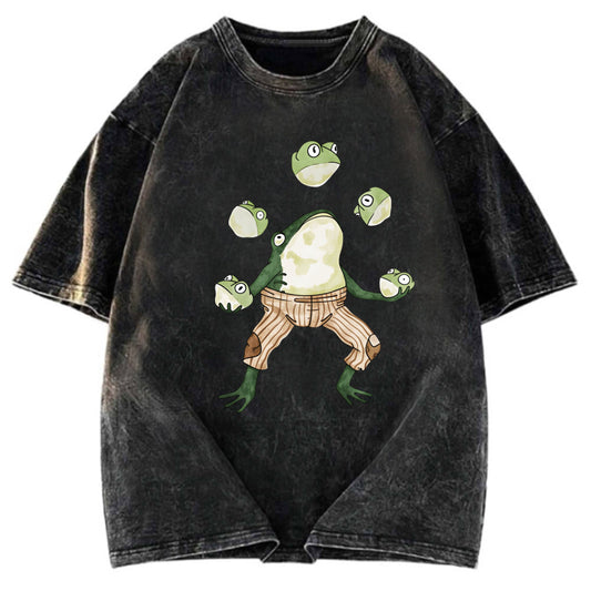 Tokyosol Frog Acrobatic Master Washed T-Shirt