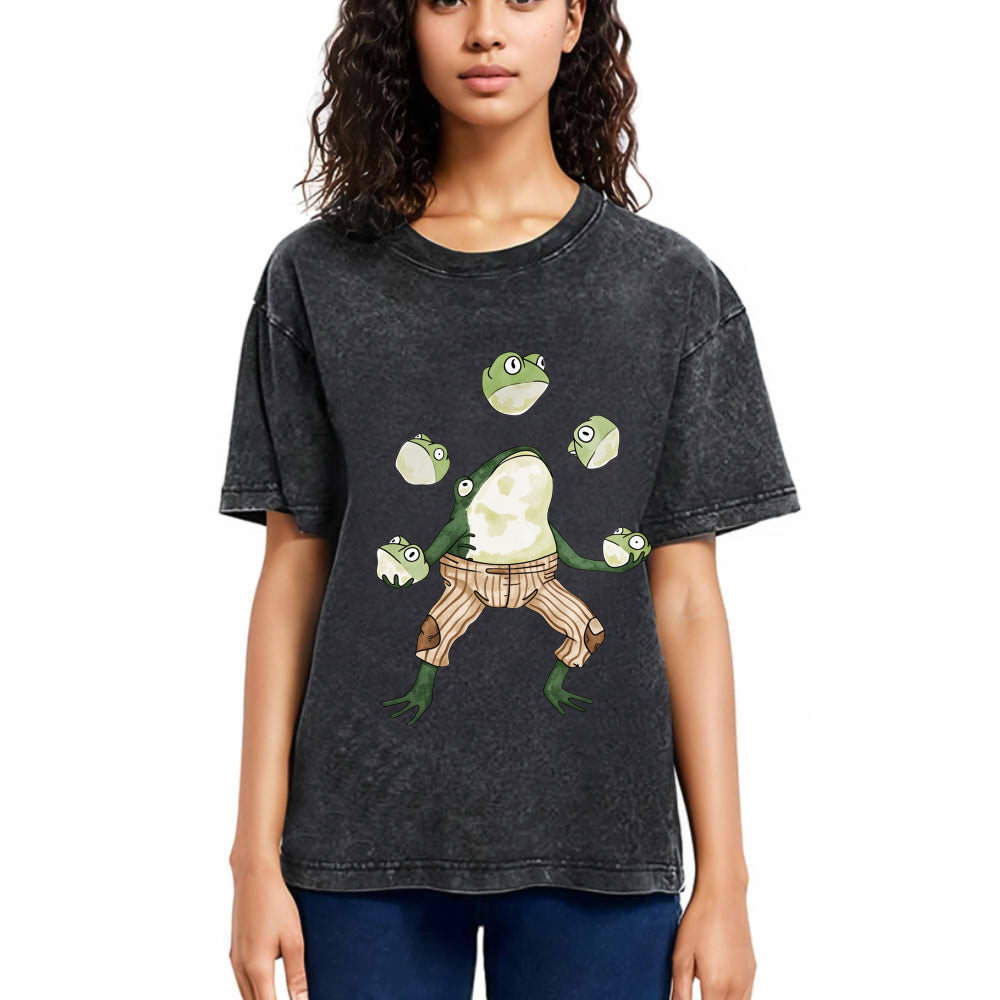 Tokyosol Frog Acrobatic Master Washed T-Shirt