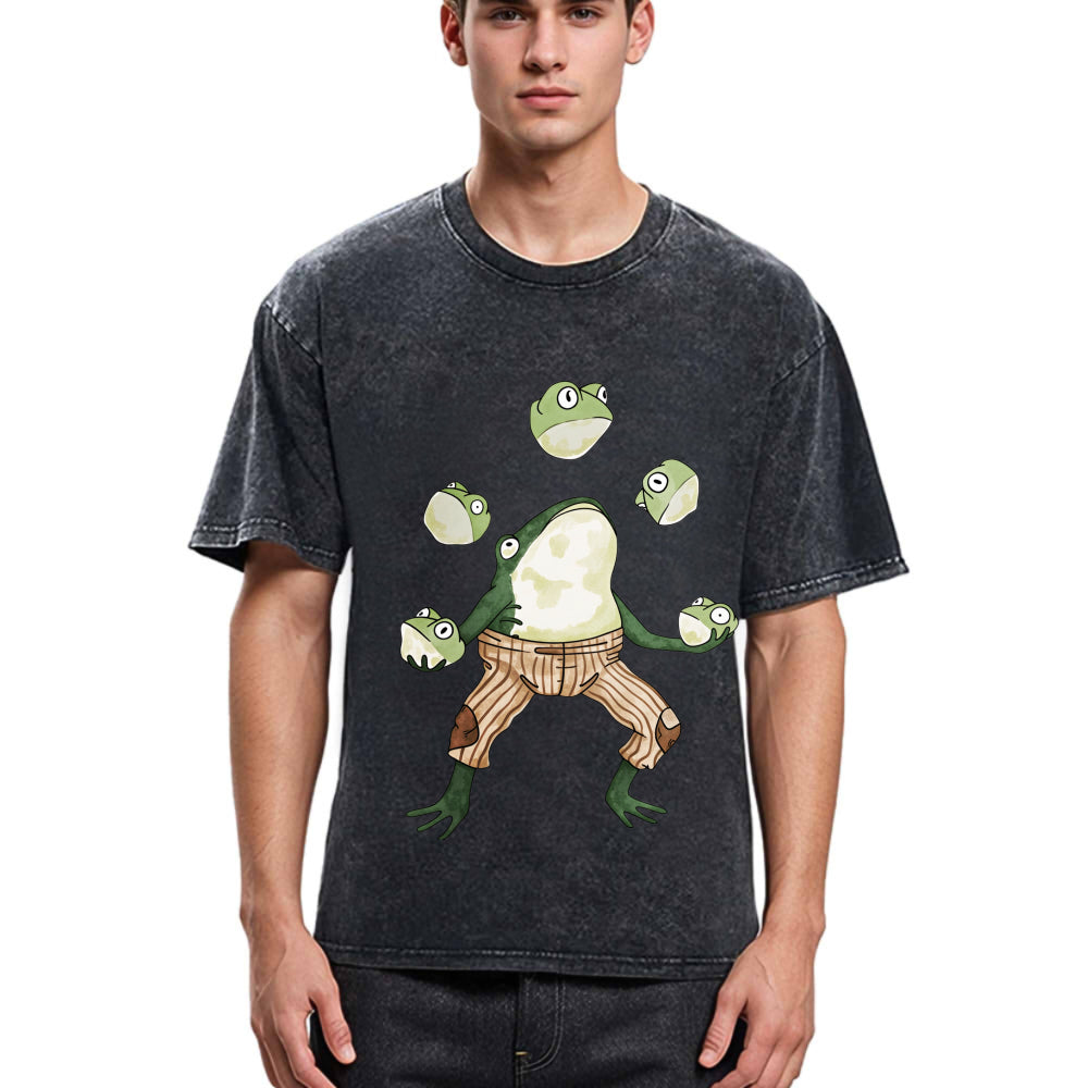Tokyosol Frog Acrobatic Master Washed T-Shirt