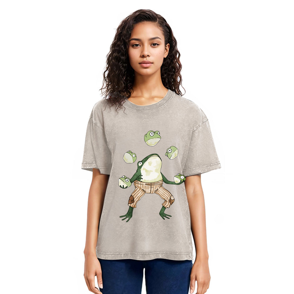 Tokyosol Frog Acrobatic Master Washed T-Shirt