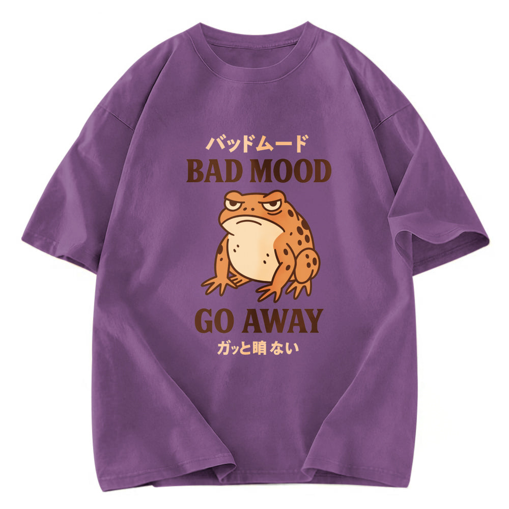 Tokyosol Bad Mood Go Away Japanese Meme Washed T-Shirt