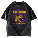 Tokyosol Fabric of Reality Crumbles Still I Remain Unconcerned Washed T-Shirt
