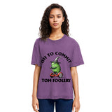 Tokyosol Off to Commit Tom Foolery Frog Meme Washed T-Shirt