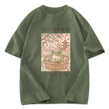 Tokyosol Onsen Frog Japanese Washed T-Shirt