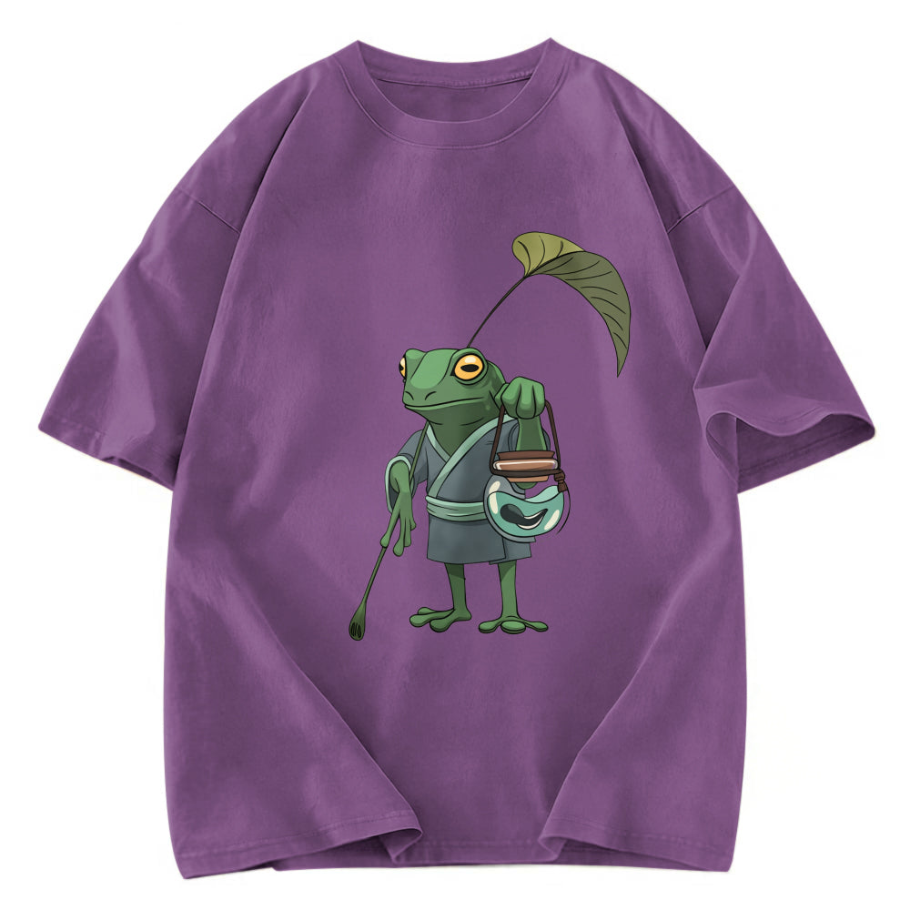 Tokyosol A Frog and His Son Washed T-Shirt