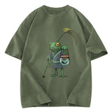 Tokyosol A Frog and His Son Washed T-Shirt