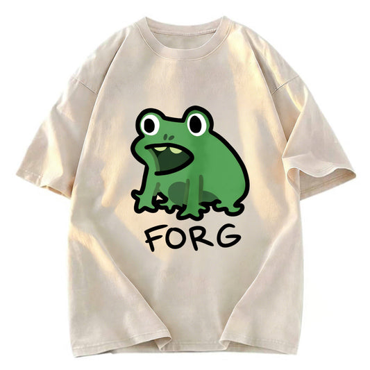 Tokyosol Funny Forg Japanese Washed T-Shirt