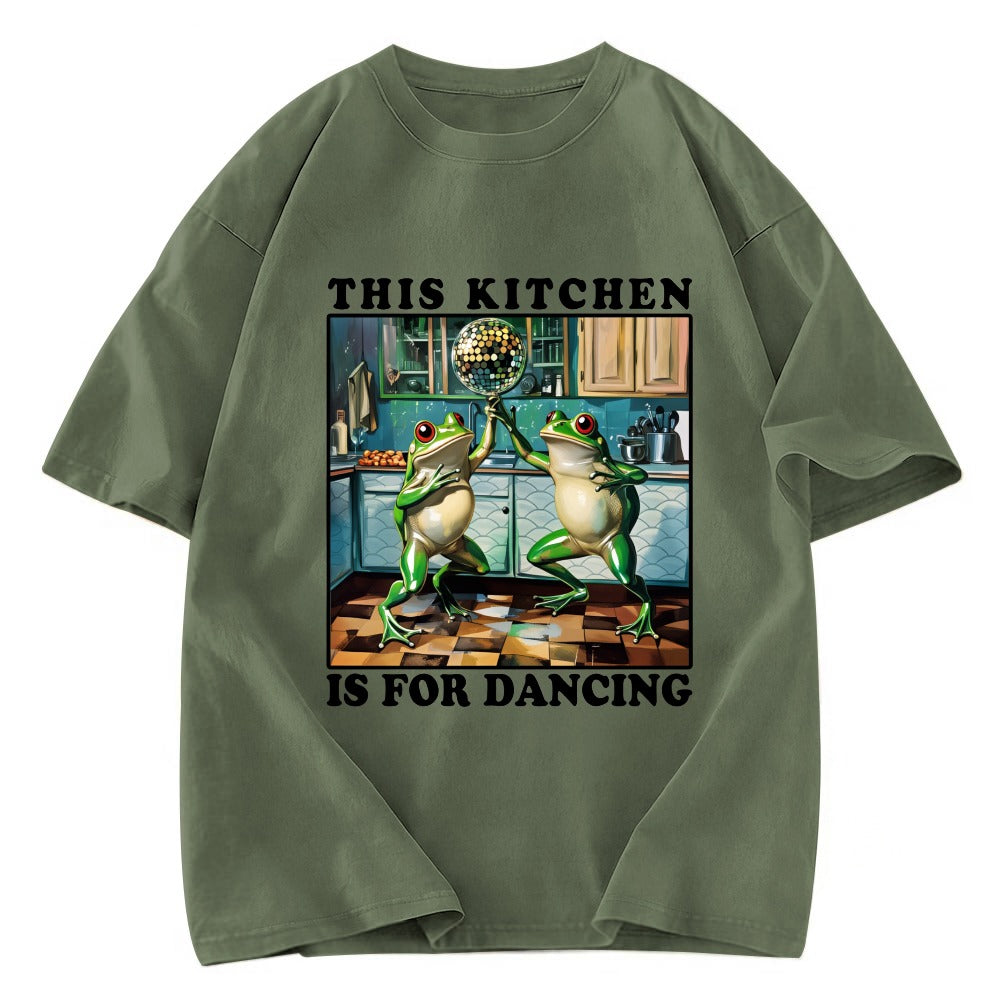 Tokyosol This Kitchen Is For Dancing Washed T-Shirt
