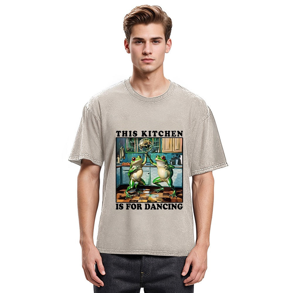 Tokyosol This Kitchen Is For Dancing Washed T-Shirt
