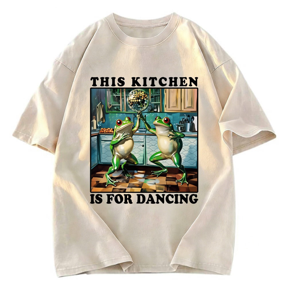 Tokyosol This Kitchen Is For Dancing Washed T-Shirt