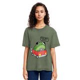 Tokyosol Frog Driving Washed T-Shirt