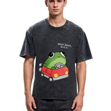 Tokyosol Frog Driving Washed T-Shirt