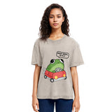 Tokyosol Frog Driving Washed T-Shirt
