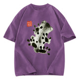 Tokyosol Ink Painting Frog Washed T-Shirt