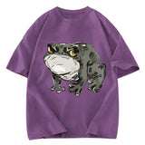 Tokyosol Japanese Frog Retro Washed T-Shirt