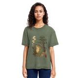 Tokyosol Japanese Frog & Bonsai Washed T-Shirt