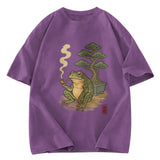 Tokyosol Japanese Frog & Bonsai Washed T-Shirt