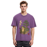Tokyosol Japanese Frog & Bonsai Washed T-Shirt