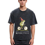 Tokyosol Off to Cause a Kerfuffle Frog Washed T-Shirt