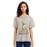 Tokyosol Off to Cause a Kerfuffle Frog Washed T-Shirt