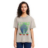 Tokyosol Lizard Lizard Lizard Meme Washed T-Shirt