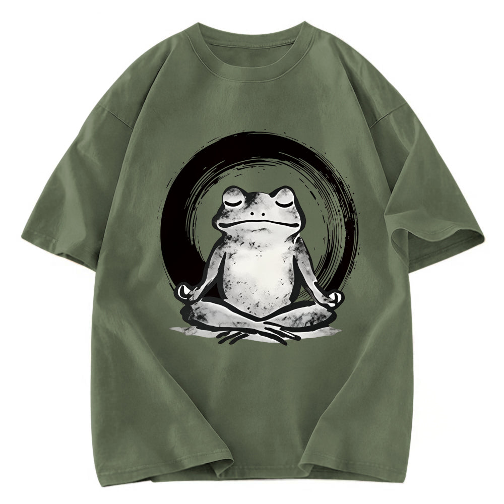 Tokyosol Zen Frog Japan Washed T-Shirt