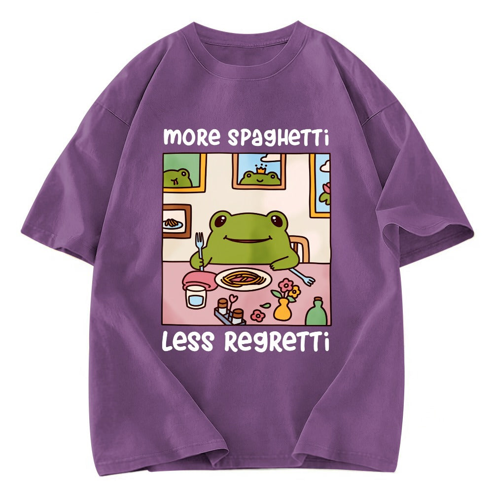 Tokyosol More Spaghetti Less Regretti Frog Washed T-Shirt