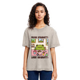Tokyosol More Spaghetti Less Regretti Frog Washed T-Shirt