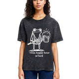 Tokyosol Happy Hour Frog Washed T-Shirt