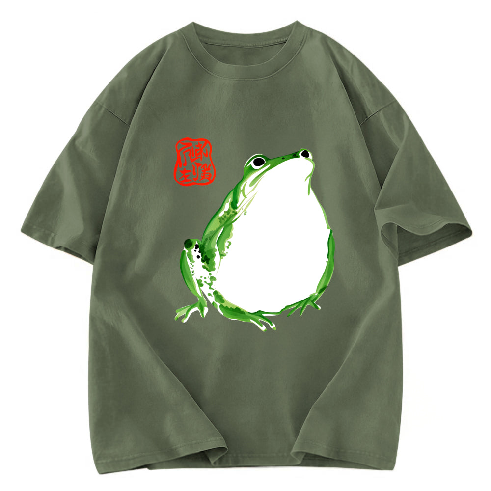 Tokyosol Japanese Frog Matsumoto Hoji Washed T-Shirt