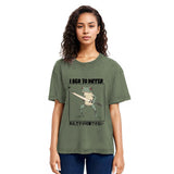 Tokyosol Funny Frog Graphic I Beg To Differ Frog Japanese Washed T-Shirt