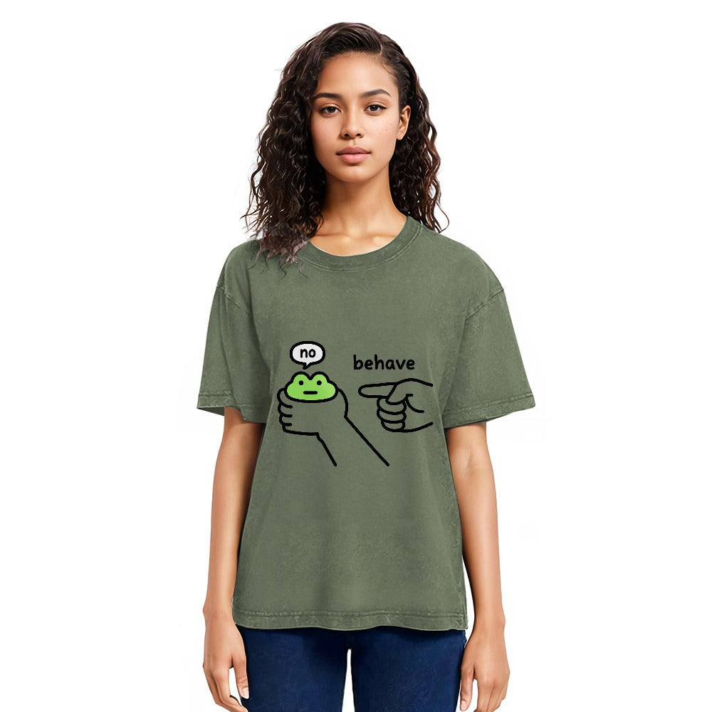 Tokyosol Dishonest Frog Washed T-Shirt