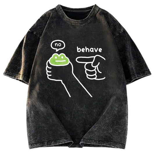Tokyosol Dishonest Frog Washed T-Shirt