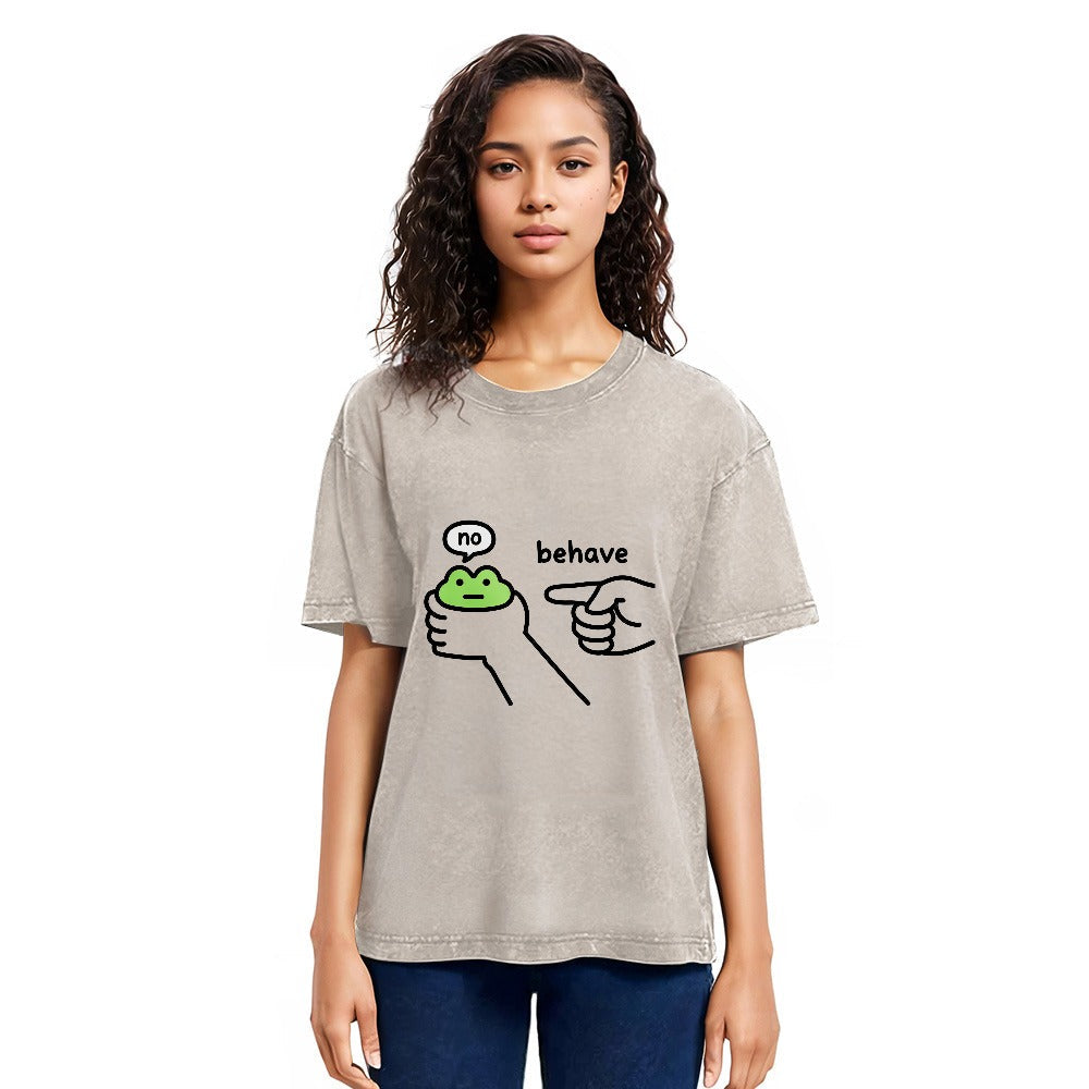 Tokyosol Dishonest Frog Washed T-Shirt