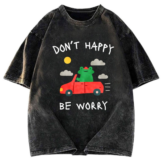 Tokyosol Don't Happy Washed T-Shirt