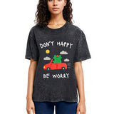 Tokyosol Don't Happy Washed T-Shirt