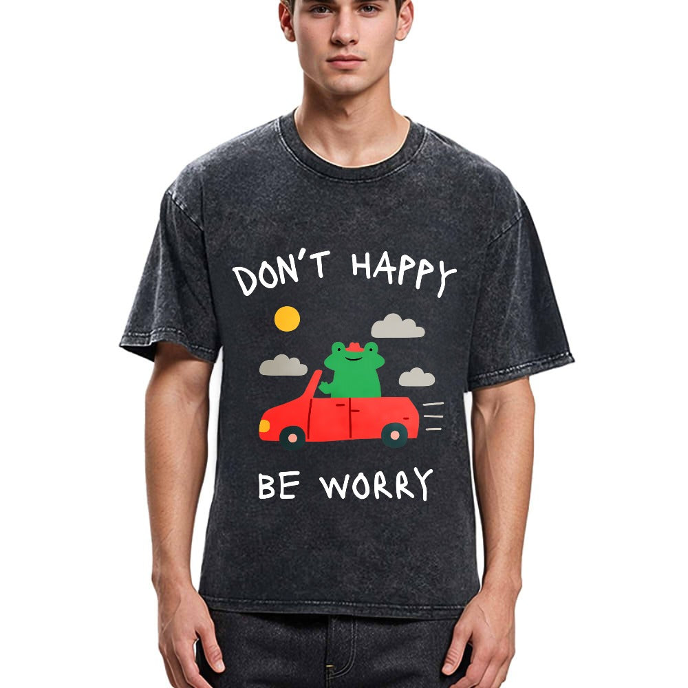 Tokyosol Don't Happy Washed T-Shirt