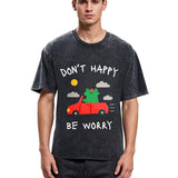 Tokyosol Don't Happy Washed T-Shirt