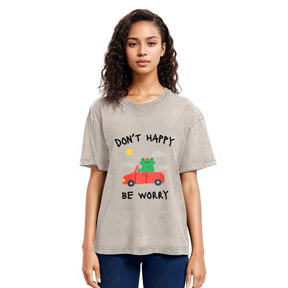 Tokyosol Don't Happy Washed T-Shirt